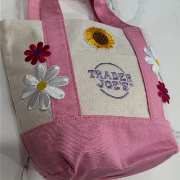 Trader Joe's Custom Decorated Mini Tote Bag - Picture 6 of 13